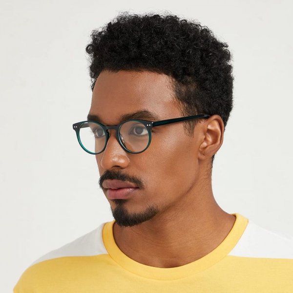 Round Glasses in Acetate