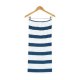 Nautical Nights Strapless Striped Mini Dress