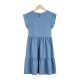 Cute Tiered Gathered Skirt Panel Mini Dress