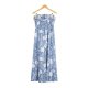 Elegant Print Sleeveless Maxi Dress