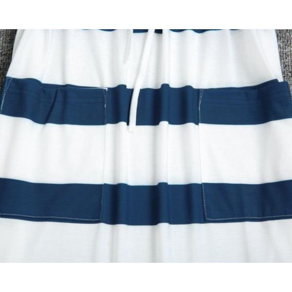 Nautical Nights Strapless Striped Mini Dress