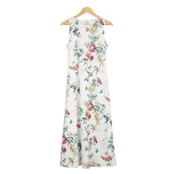 Bird Song Printed Midi Dress