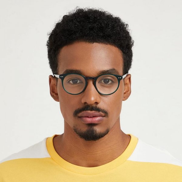 Round Glasses in Acetate